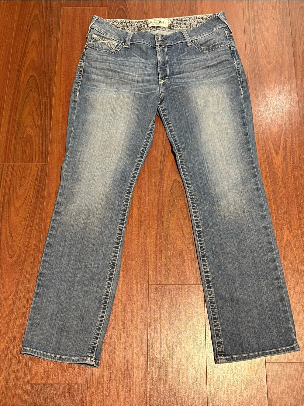 Women’s Ariat Real Mid Rise Straight Jeans Size 34R